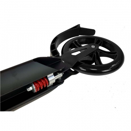 TROTINETA CU SUSPENSII SI FRANA DE MANA DIN ALIAJ DE ALUMINIU, ROTI SILICON (PU), RULMENT ABEC-7, 100 KG, URBAN SCOOTER [4]
