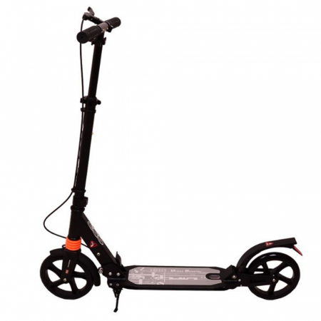 TROTINETA CU SUSPENSII SI FRANA DE MANA DIN ALIAJ DE ALUMINIU, ROTI SILICON (PU), RULMENT ABEC-7, 100 KG, URBAN SCOOTER [2]