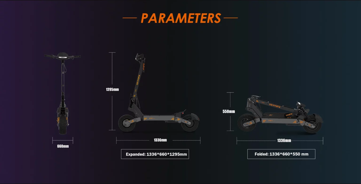 Trotineta electrica Kukirin G4: Viteza Max 70 km/h, Autonomie 70 km, Motor 1x2000W, Acumulator 60V 20Ah [2]
