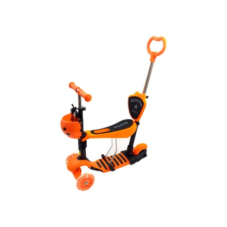 Trotinete copii - Trotineta evolutiva Scooter 5 in 1 pentru copii, Portocalie