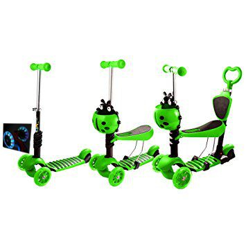 Trotinete copii - Trotineta evolutiva Scooter 5 in 1 pentru copii - Verde