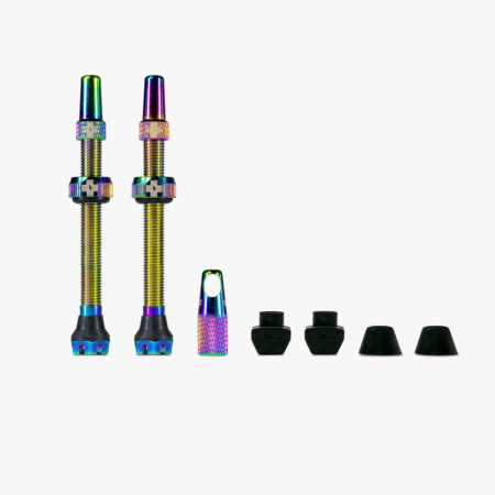 Piese biciclete - Valve tubeless Muc-Off Tubeless Valves V2 44mm Iridescent