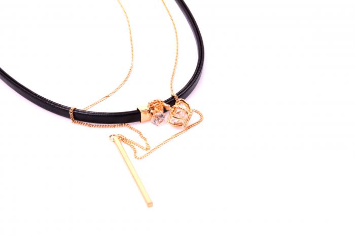 Choker Borealy Crystal Crown Gold Plated [5]