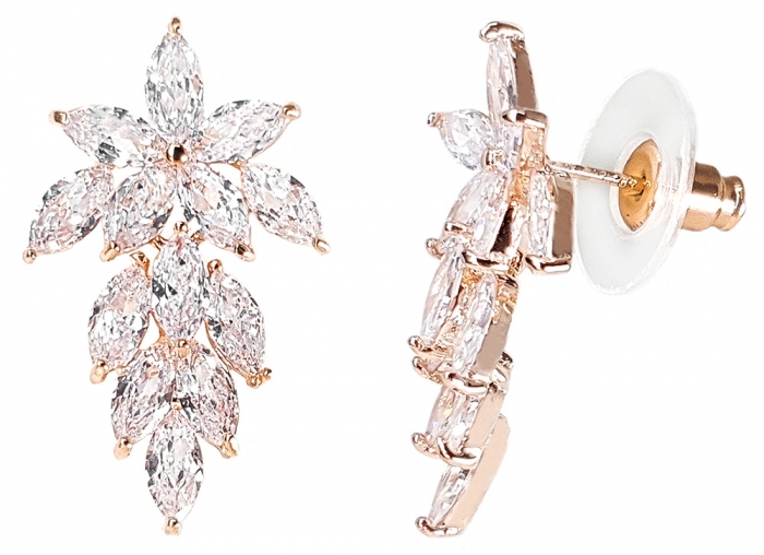 Cercei Iris Flower Pink [2]