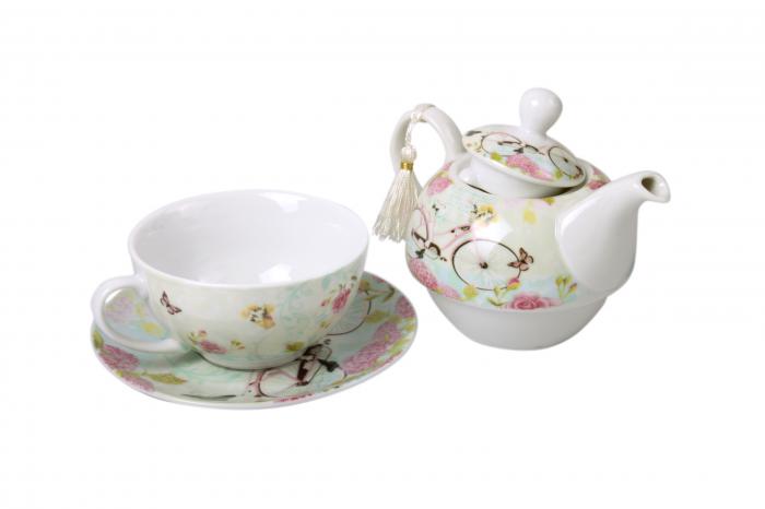 Green Mint Garden Set Cana, Ceainic si Fructieră [3]