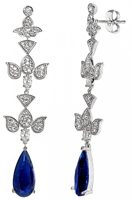 Cercei Chandelier Blue Orient [2]