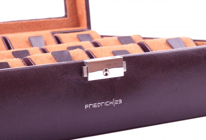 Set Cutie 15 Ceasuri Brown Redford by Friedrich si Note Pad Burgundy Hugo Boss - personalizabil [4]