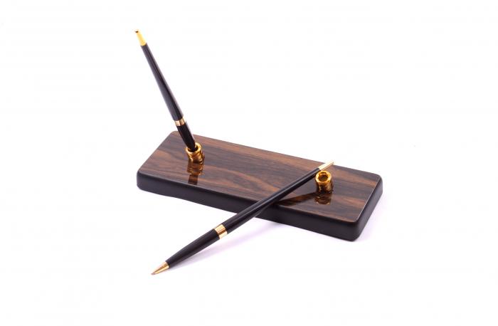 Set multifunctional pentru birou Antique Mahogany cu 8 accesorii [6]