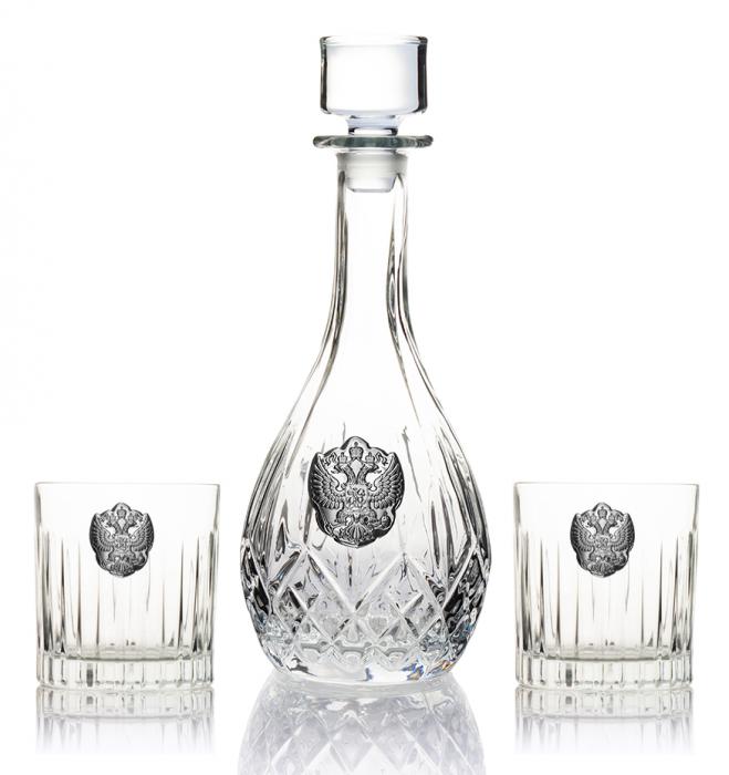 Whisky Crystal & Argint Set for Two by Valenti - Made in Italy [3]