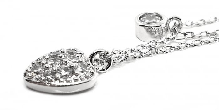 Colier Double Chain Heart [2]