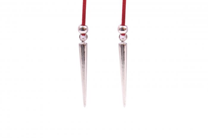 Choker Borealy Thorn Red Leather [2]