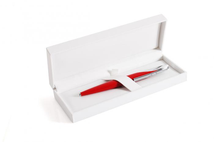 Set Red Royale S.T. Dupont Etui şi Pix si Note Pad Light Grey Hugo Boss [3]