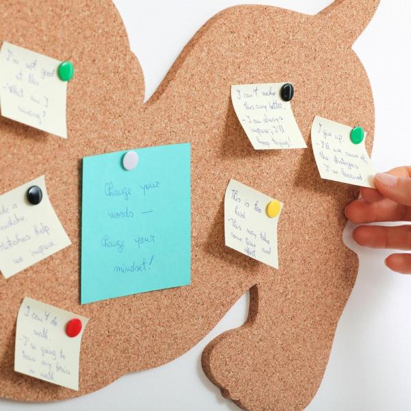 Cat and Butterflies Tabla din pluta [4]