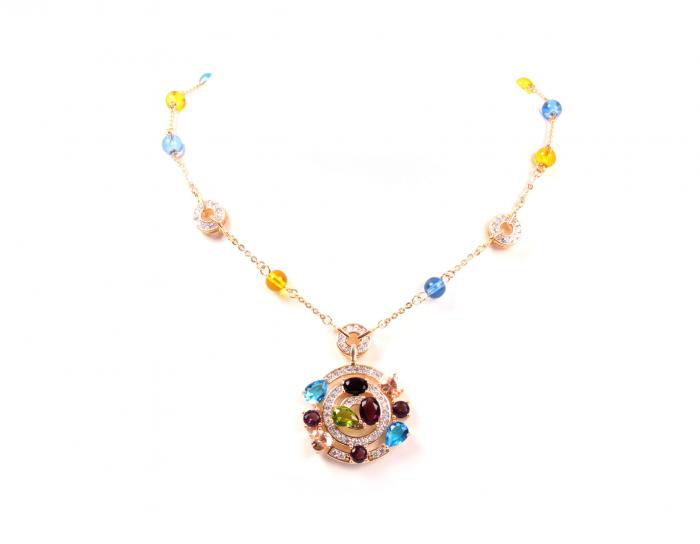 Colier Borealy Circle Colours Luxury [2]