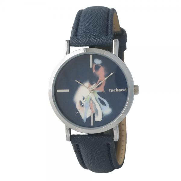 Set Black Elegance Ceas Cacharel si Esarfa Flowers [4]