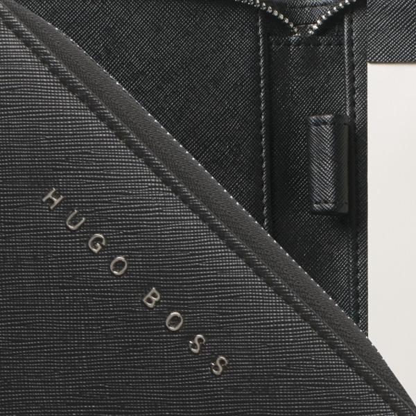 Premium Business Gift Set Mapa Conferinta Hugo Boss A6 si Butoni Tourbillon Silver [2]