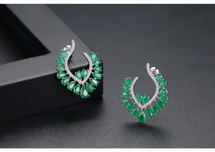 Cercei Green Elegant Flower [2]