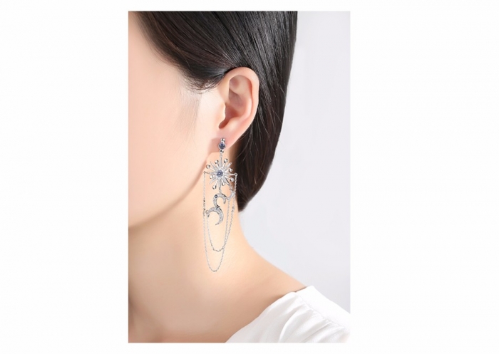 Cercei Borealy Moon & Stars Sparkle [3]