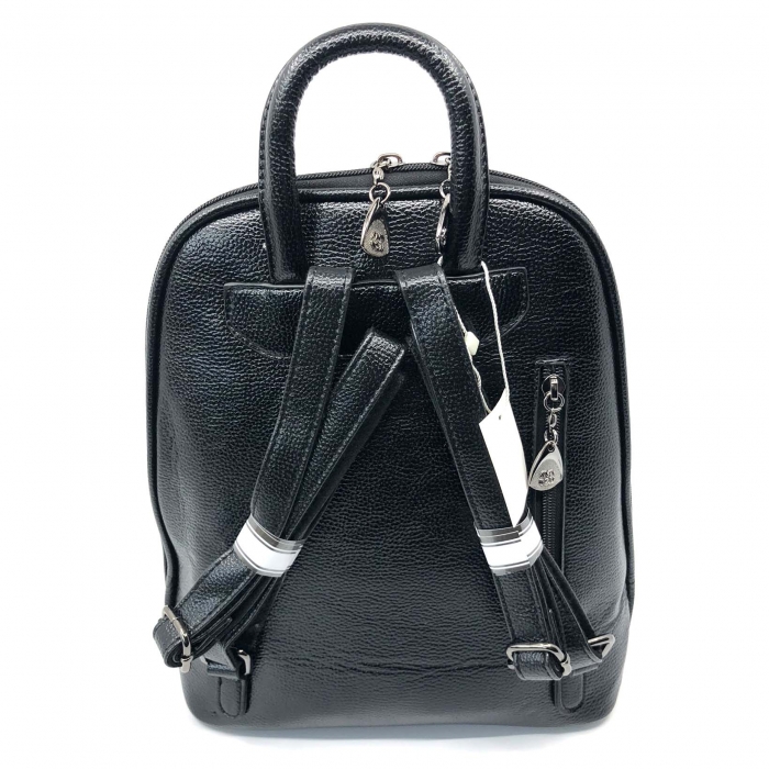 Rucsac dama by Borealy, Accessoire Noir, piele ecologica [4]