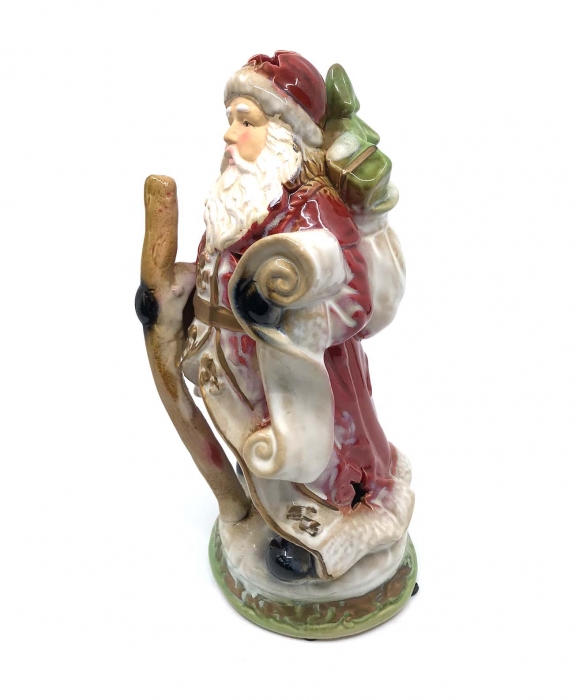 Mos Craciun Ceramica, by Borealy, 25 cm inaltime [3]