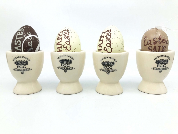 Suport Oua din Ceramica, cu Oua Decorative [3]