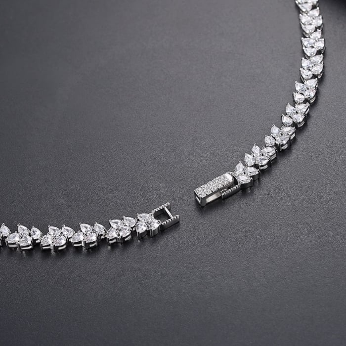 Colier Borealy Beautiful Snow Flower [3]