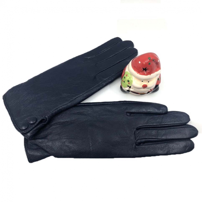Manusi crem/ bleumarine/ maro dama din piele naturala 100% -personalizabil [2]