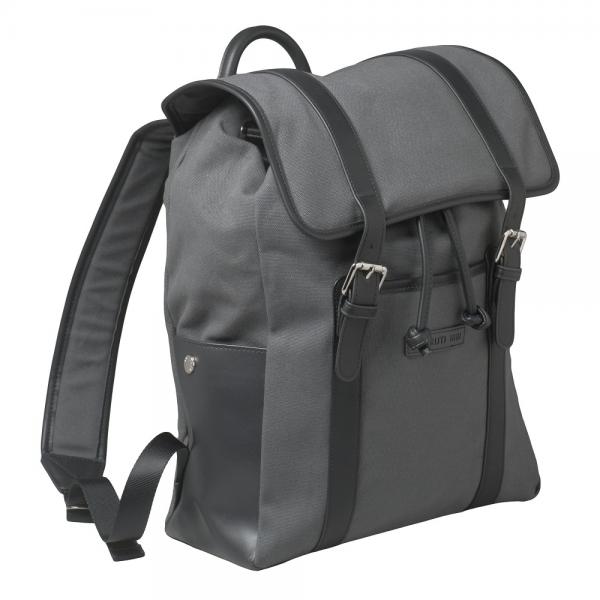 Set Men Travel Rucsac Cerruti 1881 Piele Canvas si Fular Grazie Filipeti [4]