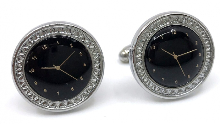 Ceas Christian Lacroix Seal si Butoni Noir [6]