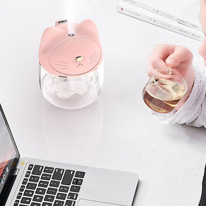 Umidificator Pink Cat + ventilator si lampa detasabila [7]