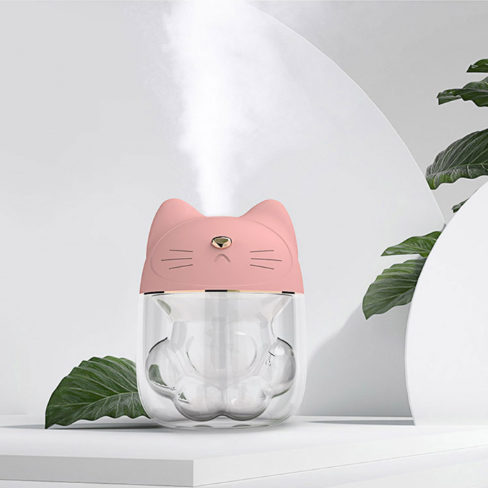 Umidificator Pink Cat + ventilator si lampa detasabila [8]