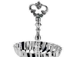 Platou oval 3 nivele placat cu argint by Chinelli, made in Italy [2]