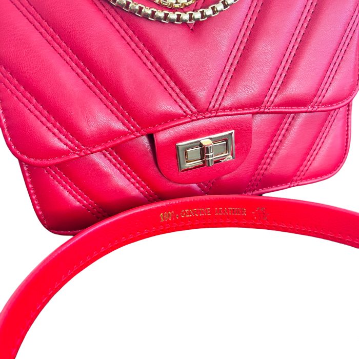 Amour Geanta Lady Red & Curea Piele Naturala [2]