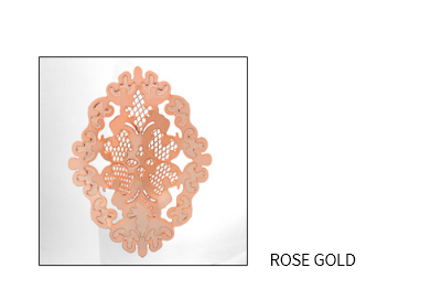 Arabesque Spumante Set 6 Glasses Champagne Pink Gold Plated by Chinelli - made in Italy [4]
