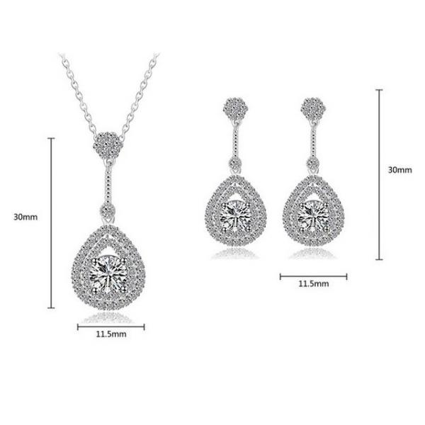 Art Deco Mireasă Colier şi Cercei by Borealy [2]