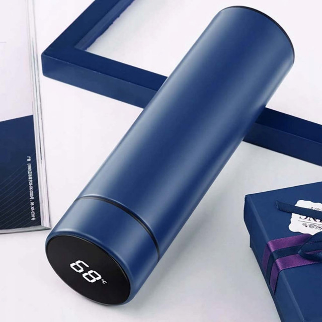 Black Termos LED cu indicator de temperatura,  500 ml Luxury Kitchen [12]