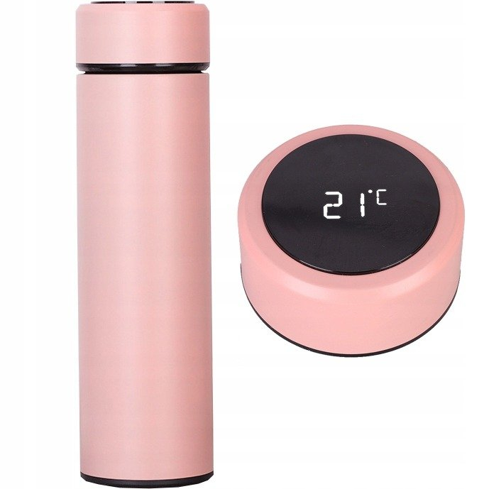 Black Termos LED cu indicator de temperatura,  500 ml Luxury Kitchen [9]