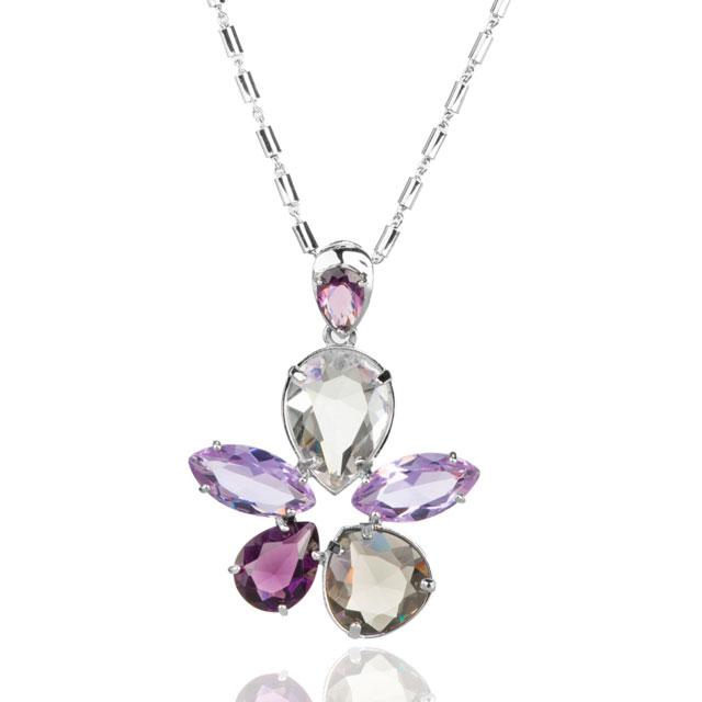 Heritage Purple Set medalion, cercei, inel by Borealy [3]