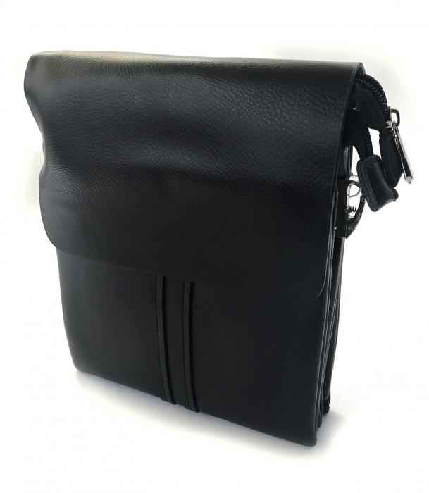 Borseta si portofel din piele naturala - personalizabile, negru [2]