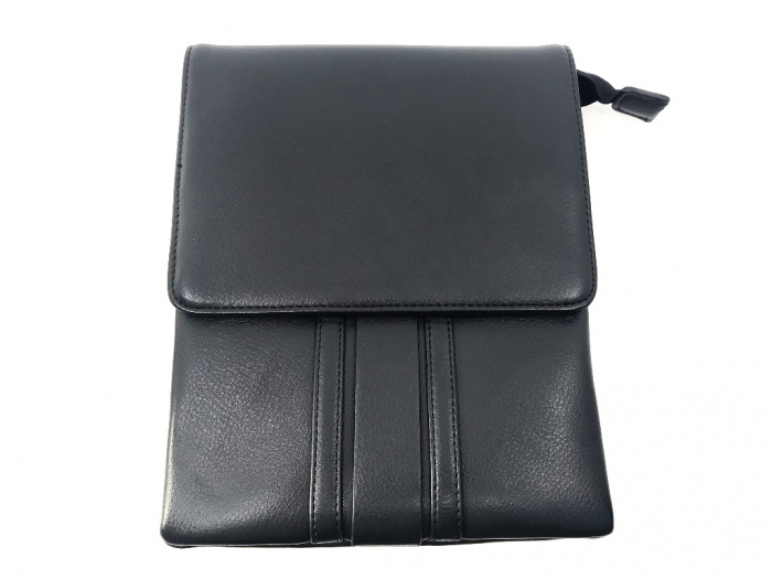 Borseta piele naturala bleumarin si portofel piele naturala [3]