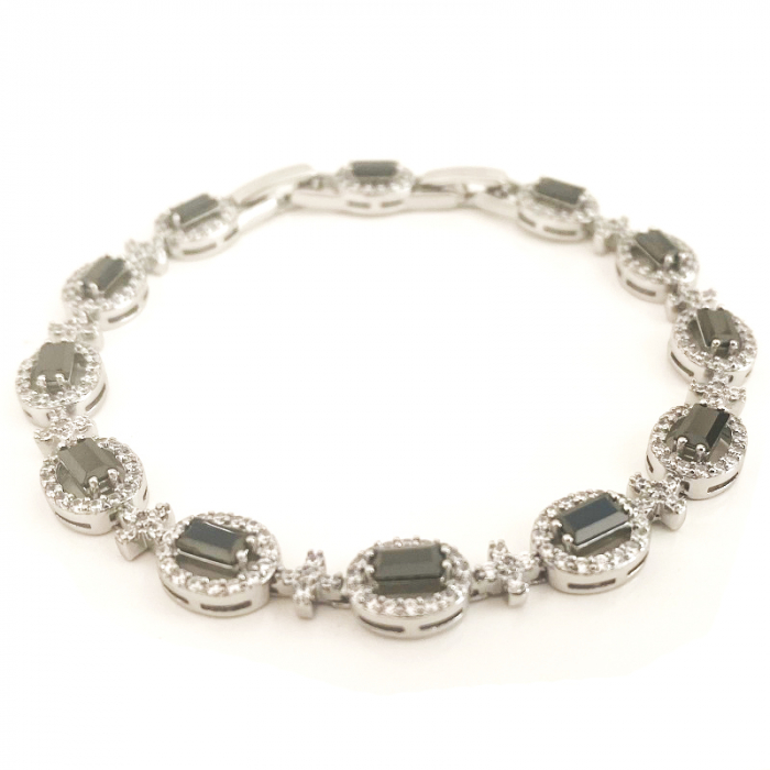 Brăţară Black Classic 10 carate Simulated Diamonds [3]