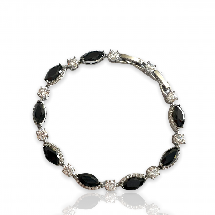 Brăţară Black Classic Simulated Diamonds [3]