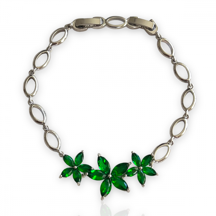 Brăţară Blue Flowers Smarald [2]