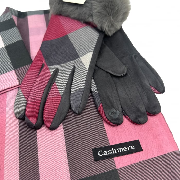 British Esarfa Casmir, Manusi & Portofel Cadouri Craciun 2023 [4]