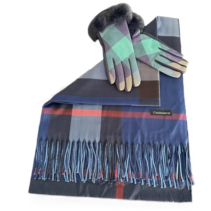 British Esarfa Casmir, Manusi & Portofel Cadouri Craciun 2023 [4]