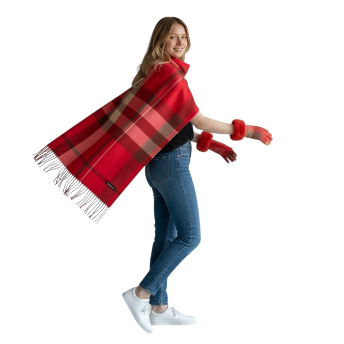 British Esarfa Casmir, Manusi & Portofel Cadouri Craciun 2023 [5]