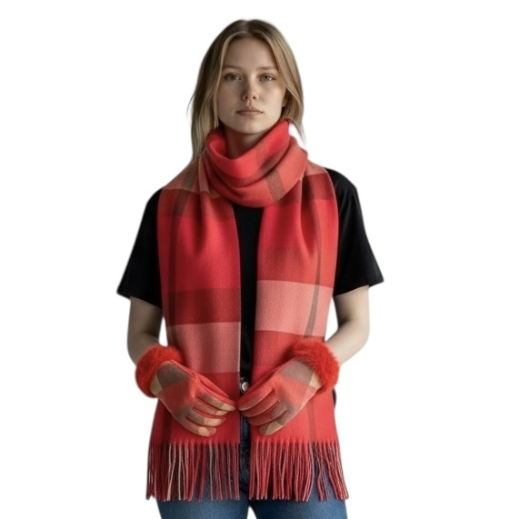 British Esarfa Casmir, Manusi & Portofel Cadouri Craciun 2023 [1]