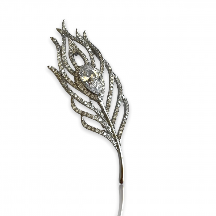 Broşă Feather White [4]