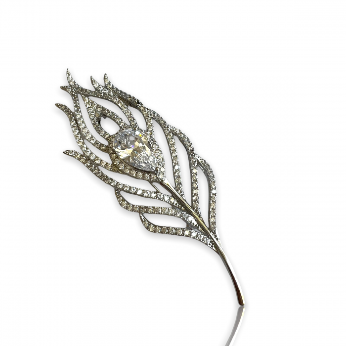 Broşă Feather White [2]
