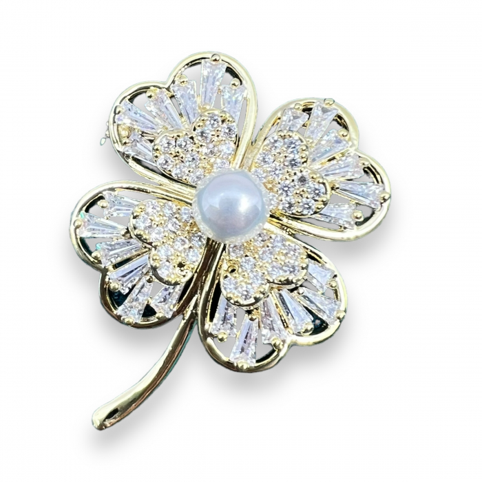 Brosa Lucky Trifoi & Cutie Bijuterii Travel [2]